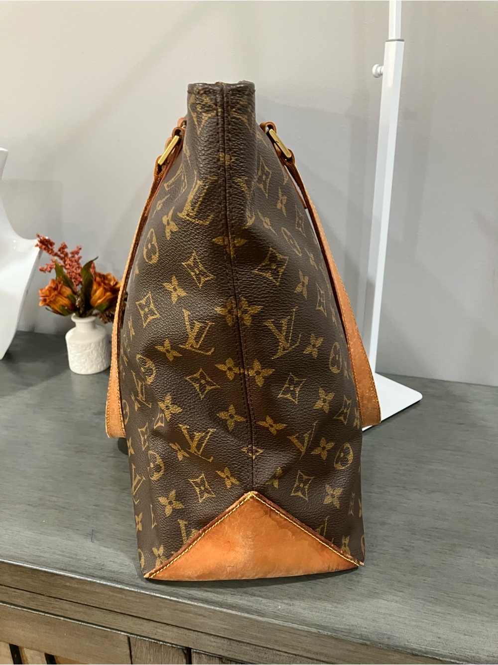 Louis Vuitton Brown Monogram Canvas Tote - Picture 6 of 15